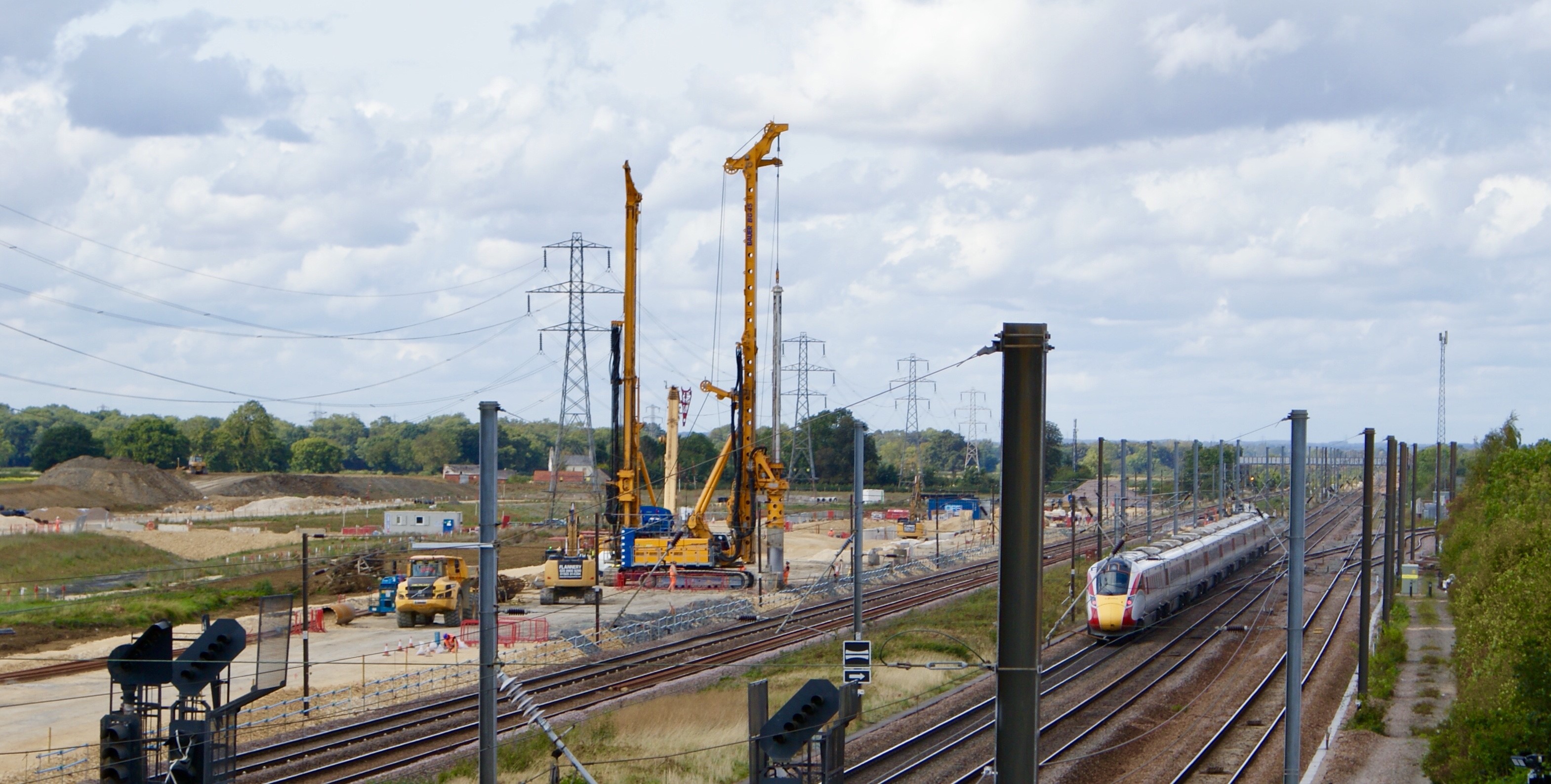 Foundation work for Werrington Grade Separation of Bauer Technologies