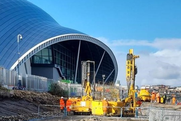 Soil improvement for Gateshead Quays in Tyne and Wear by Bauer Technologies