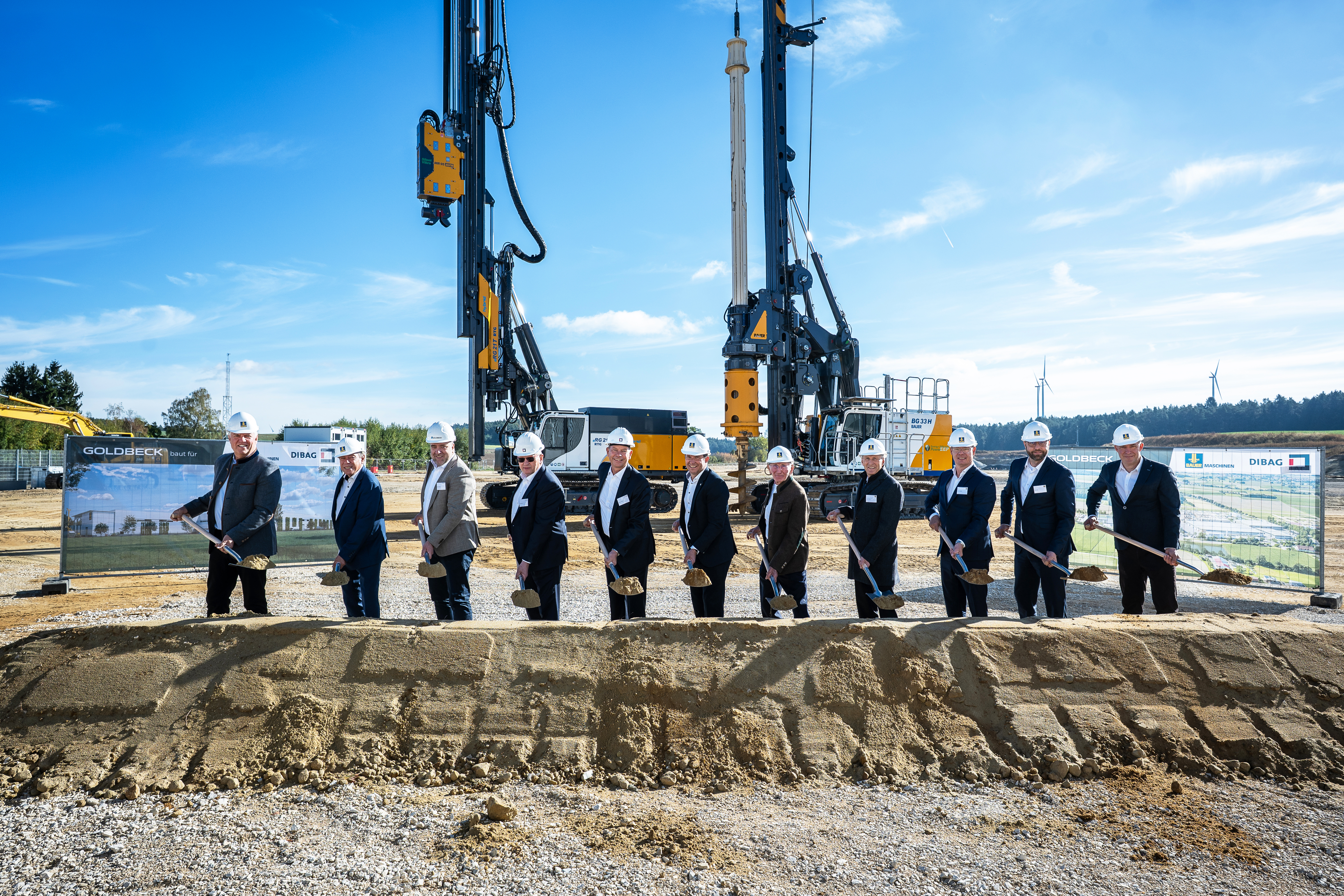 Groundbreaking Ceremony for the New BAUER Maschinen facility in Aresing