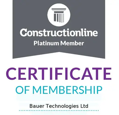 Constructionline Membership of Bauer Technologies