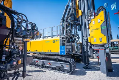eRG 21 T hybrid from RTG Rammtechnik at bauma 2025 in Munich